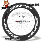 Bicycle Wheels Rim Decal Stickers for ZIPP rim size 24/30/35/38/45/50/55/58/60/76/80/88mm